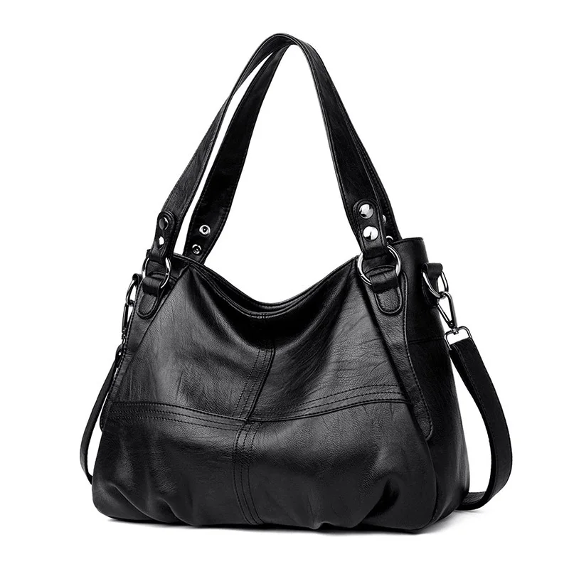  Women's Genuine Leather Handbag Large Leather Designer Big Tote Bags for Women 2019 Luxury Shoulder - 32965460089