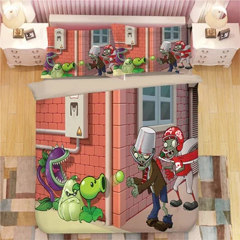 

Plants vs. Zombies 3D Bedding Set Duvet Covers Pillowcases Comforter Bedding Sets Bedclothes The Nightmare Before Christmas