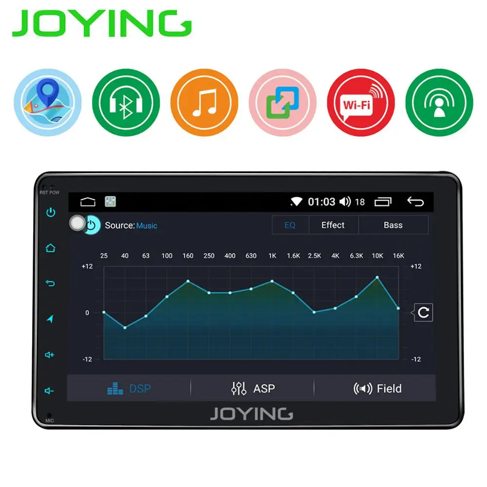 Perfect 8"GPS Navigation Android 8.1 Car Radio Stereo 1024*600 1GB+16GB 2Din Universal Head Unit Multimedia NO DVD Player BT Mirror Link 1