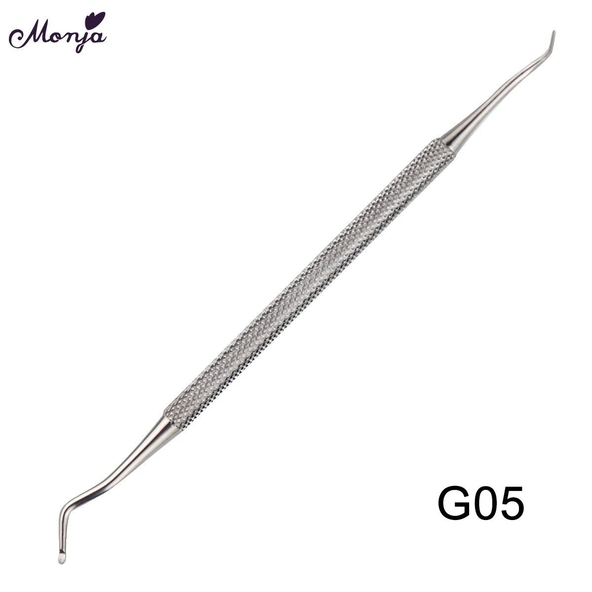 Monja Dual End Nail Toenails Lifter Stainless Steel Bunion Corrector Foot Cleaning Care Ingrown Hook Pedicure Tool