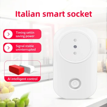 

Aliexpress Explosion-proof Wireless Wall-Mountable Socket Smart Socket Remote Control Socket Italian Regulation