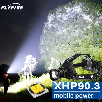 

XHP90.3 LED Headlight XHP90 High Power HeadLamp Torch USB 18650 Rechargeable Head Light XHP70 xhp50 Zoom fishing camping lantern