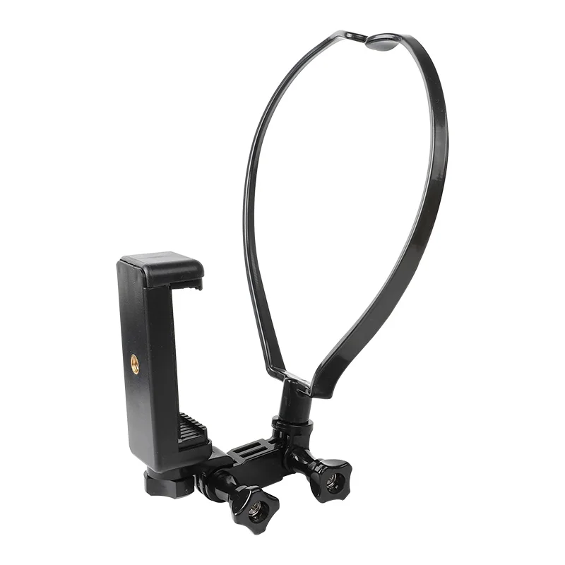 Mobile Phone Mount Neck Bracket Chest First-Person Video Shooting Accessories Cell Phone Holder Vlog Video Bracket Accessories phone stand for desk Holders & Stands