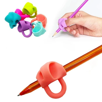 

Pencil Grip Pen Writing Assistant Holder Child Pencil Grip Handwritten New Non-toxic Silicone Posture Correction Finger Trainer