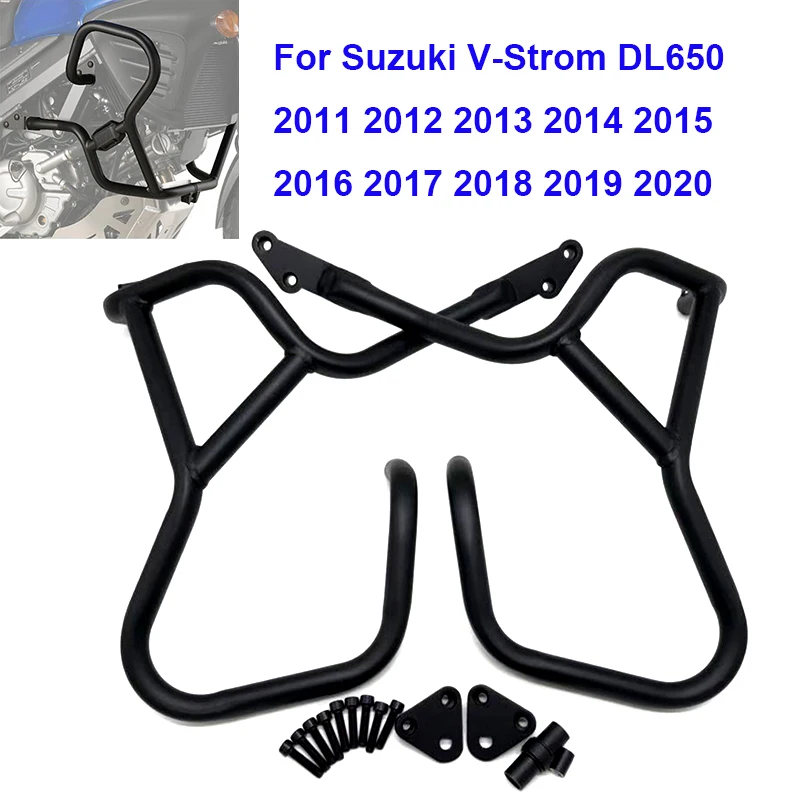 For SUZUKI Vstrom DL650 V-Strom 11-20 2017 2018 2019 V Strom DL 650 Motorcycle Frame Protection Guard Engine Crash Bar Protector