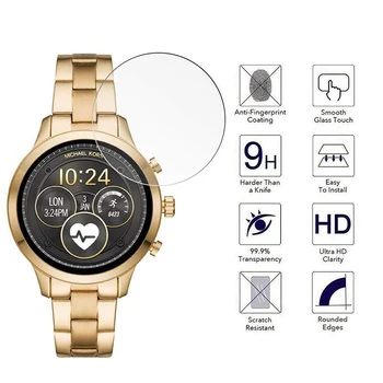 

3pcs For Michael Kors MKT5045 Watch 2.5D 9H Tempered Glass Screen Protector Explosion Proof Smart Watch Protector Accessories NE