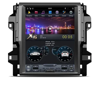 

12.1" tesla style vertical screen android 9.0 Six core Car GPS radio Navigation for Toyota Fortuner SW4 2016-2018