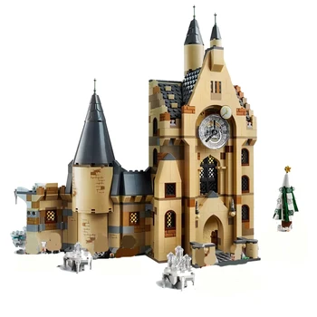 

New Harry Set Magic Toys Clock Tower Compatible Harry 75948 75954 75953 Building Blocks for Children Christmas Gifts
