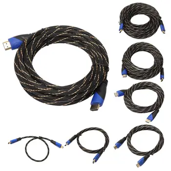 

ALLOYSEED HDMI Cable New Braided HDMI Cable V1.4 AV HD 3D for PS3 Xbox HDTV 1M-15M Meters 1080P