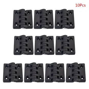 

10PCS Plastic Butt Hinge Drawer Jewellery Case Hinges for Wooden Box Cabinet 11UA
