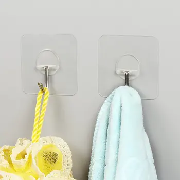 

Hanger Hook Suction Cup Adhesive Wall Vacuum Sucker Heavy Bathroom TransparentLoad Rack Stainless Steel Transparent