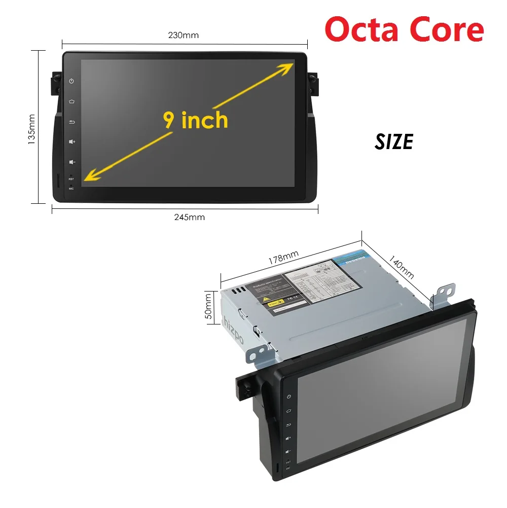Best DSP IPS 4/8Core 4G+64G /2+16 Car Multimedia Player for BMW E46 M3 Navigation Android 9.0 Wifi 4G GPS Bluetooth Radio USB SWC RDS 1 Best DSP IPS 4/8Core 4G+64G /2+16 Car Multimedia Player for BMW E46 M3 Navigation Android 9.0 Wifi 4G GPS Bluetooth Radio USB SWC RDS 1