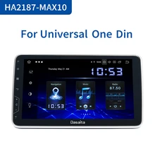 Dasaita Android 10カーラジオ,4 GB/64 GB,10.2 "IPS,GPSナビゲーション,ユニバーサル,ステレオ,CarPlay,CPU,1 DIN,日産車用