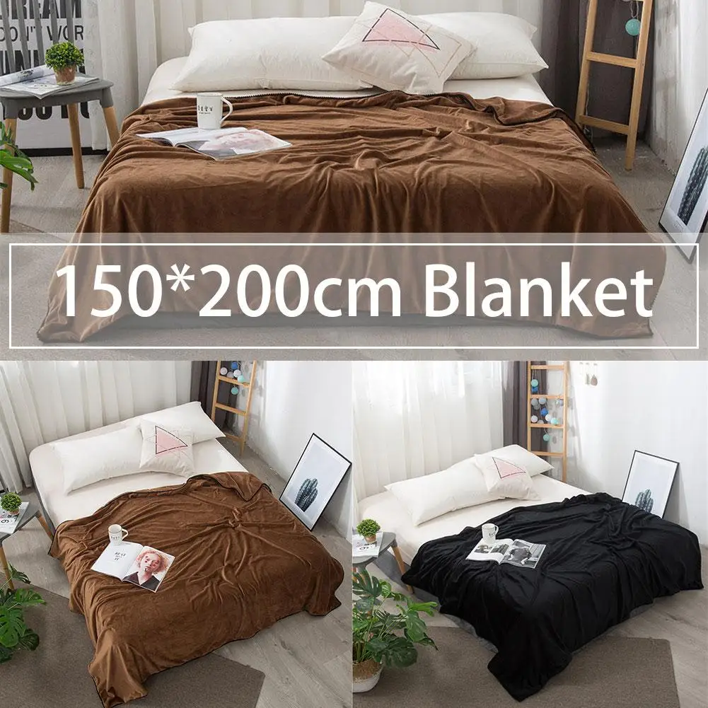 

Blanket Double Layer Blanket Simple Fashion Crystal Thicken Quilt Cover #4W