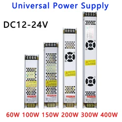 Transformer 220v to 12V 24V Universal Power Supply Lighting Transformers 60W 100W 150W 200W Led Driver 12v For led strip Light
