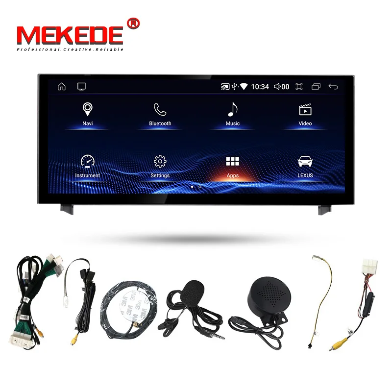 レクサスRC Androidナビ Android 10カーラジオ,gpsナビゲーション,bt,4 gb/64 gb,8コア