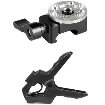 

1Pcs M6 To Nato Clamp Mount with M6 Expansion Hole & 1Pcs U-Clip Flexible Plywood Vigorous Clip Universal Holder Clip