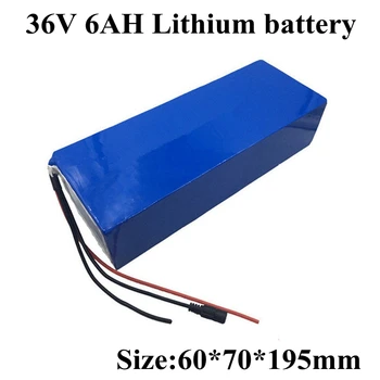 

High Quality Lithium 36v 6Ah Battery / Bateria 36v Lithium Battery 6ah / Motor 350w 36v 250w Wheel Electric Bike 36v + Charger