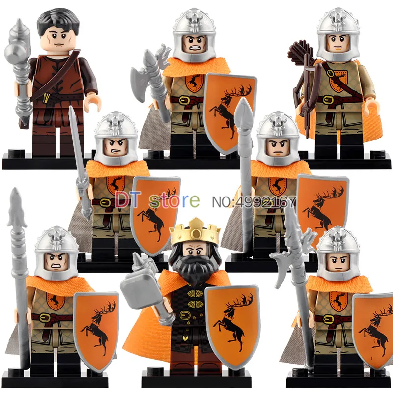 

50pcs KT1029 Building Blocks Game of Thrones Version Mandon Moore Stark Lannister Selmy Ice and Fire Jaime Lannister Gifts Toys