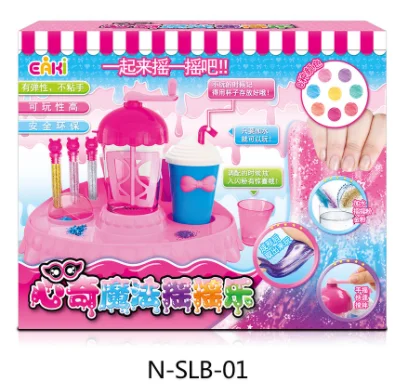 Новые оригинальные EAKI Poopsie Slime Shake Куклы Игрушки для девочек кристалл цвет глина хобби аксессуары DIY головоломки детские игрушки - Цвет: SLB 01