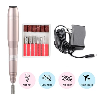 

Complete Set Electric Manicure Portable Electric Nail Polisher 20000 Speed High-efficiency Nail Polisher Tool Complete Set