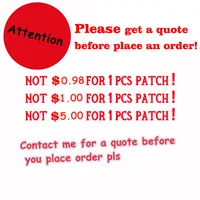 Buy Custom Embroidery Patch For Clothing Iron On Patch Hook and Loop Clothes Stickers Badges Online - Image 2