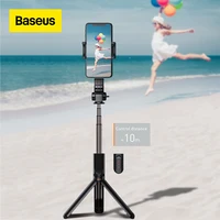 Baseus Bluetooth Selfie Stick Mini videocamera treppiede Wireless monopiede Balance maniglia fotocamera sportiva per iPhone IOS Android