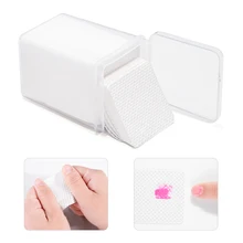 200 шт/партия без ворса для удаления лака для ногтей хлопковые салфетки для удаления гель-лака для ногтей нетоксичный бумажный коврик чистящие салфетки