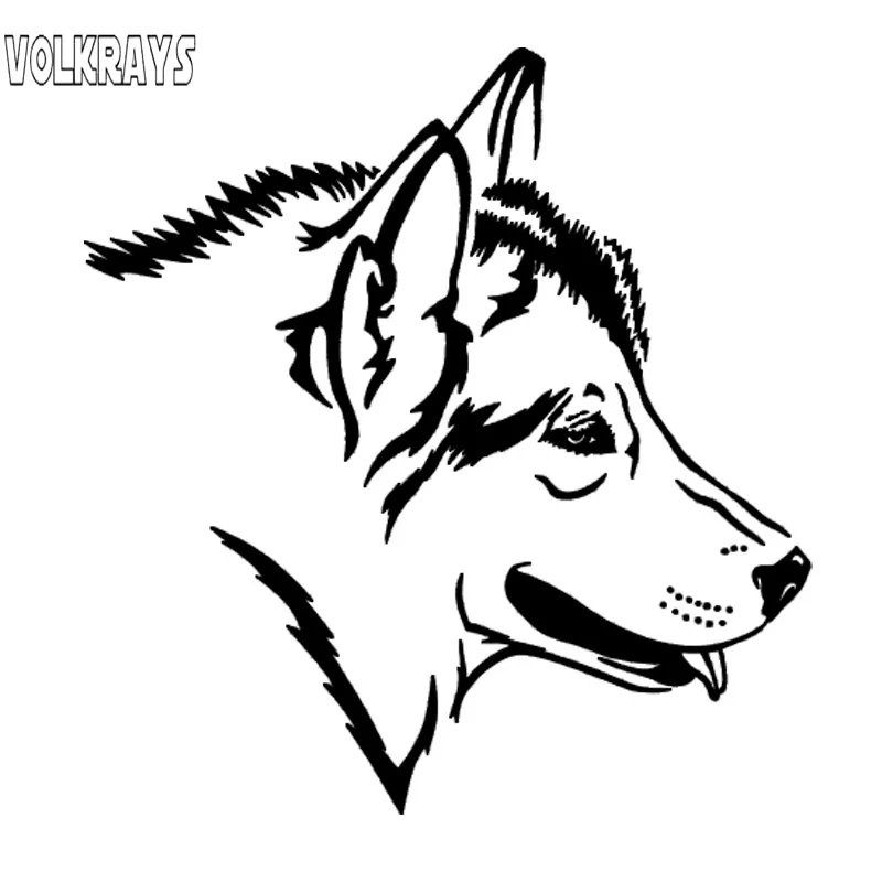 Volkrays креативные автомобильные стикеры Wolf Dog аксессуары для мотоциклов