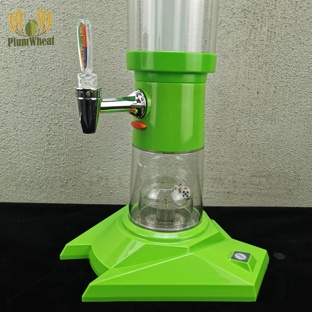 Columna de cerveza de 3L con enfriamiento de hielo, torre de cerveza con  luz LED, dispensador de cerveza, dispensador de bebidas con grifo, columna