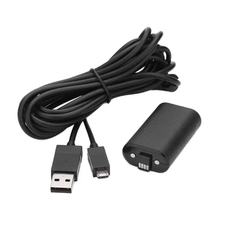 USB игровая консоль 2 в 1 батарея 1400 мАч резервная с зарядным кабелем зарядное