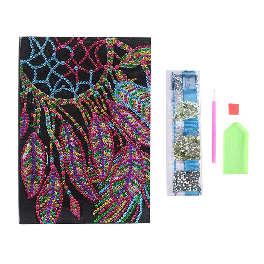 

Diamond Painting Notebook DIY Diamond Embroidery Cross Stitch A5 Notebook Diary Book Christmas Gifts