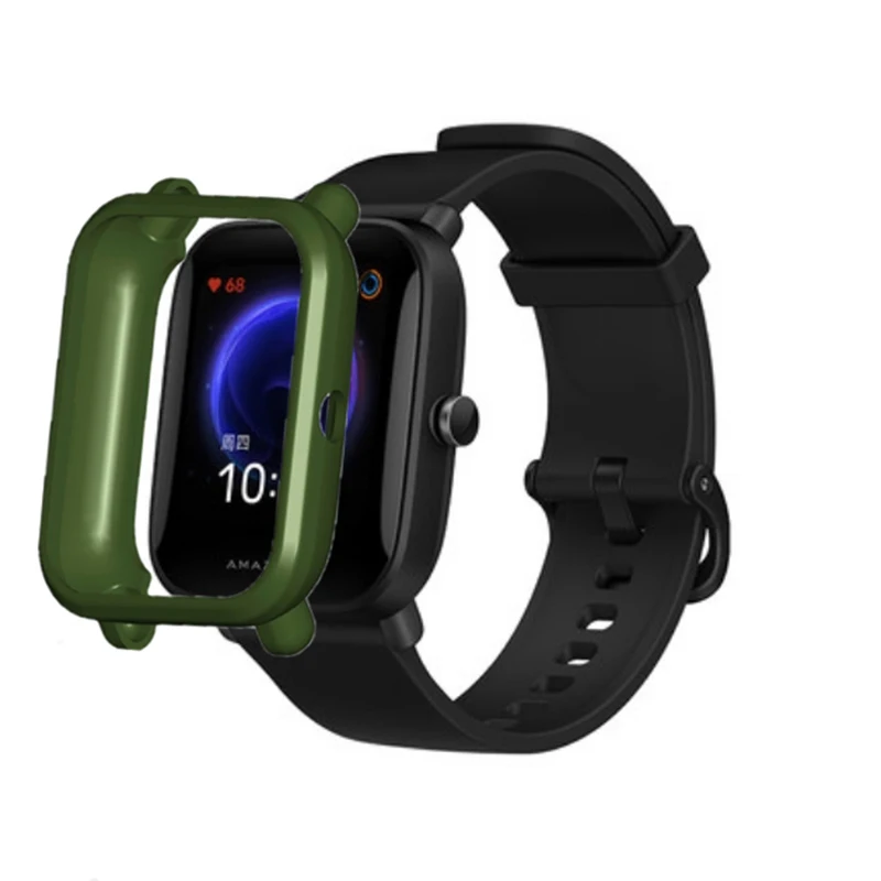 TPU 소프트 풀 에지 프로텍터 Amazfit BIP S/Lite/U/Pro GTS 2 미니 시계 보호 범퍼 커버 용 Smartwatch 케이스 쉘 프레임
