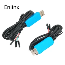Cabo serial de conversão pl2303 ta, 1 peça, usb ttl rs232, compatível com win7 win8 win10 vista