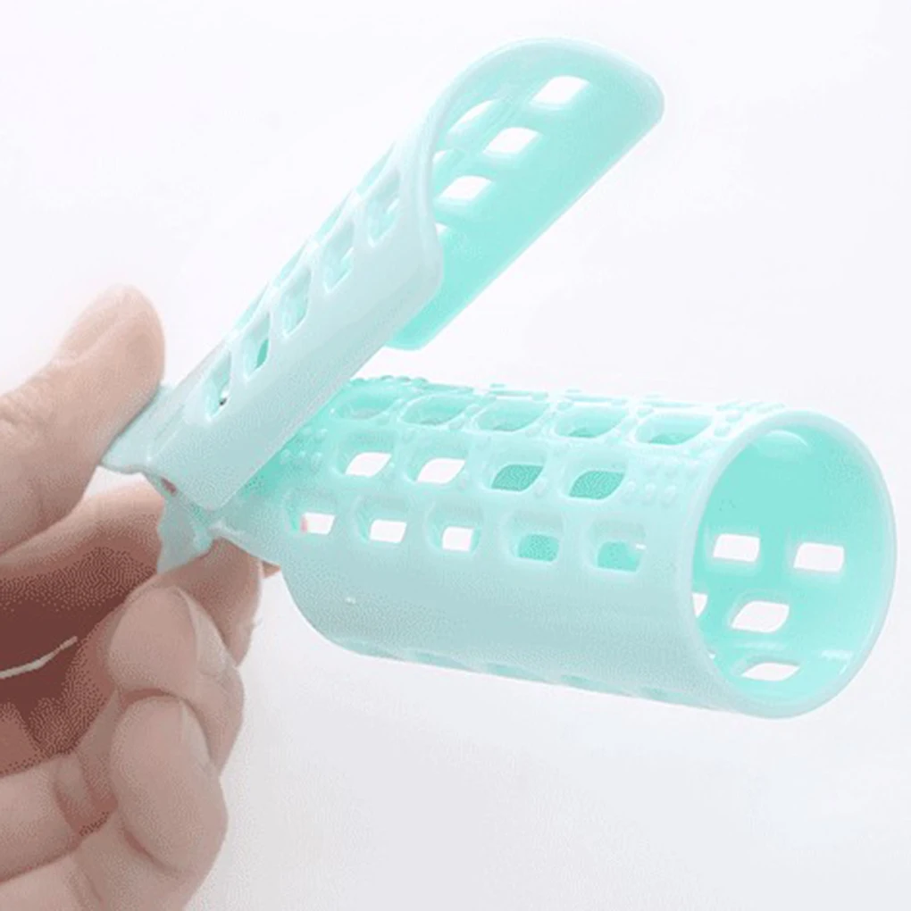 Random Color Women Girls Hair Curling Wave Rollers Self Grip Salon ABS Plastic Hairdressing Bangs Curlers Salon DIY