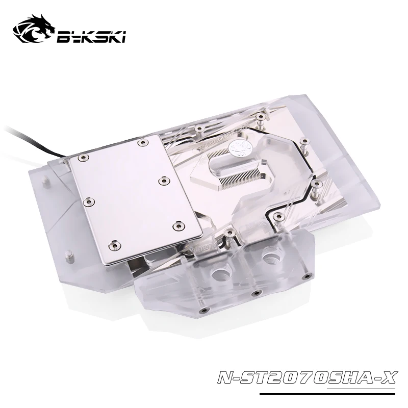 Bykski GPU водоблок для ZOTAC RTX 2070 SUPER-8GD6 HA/MINI OC полное покрытие Видеокарта водоблок, N-ST2070SHA-X