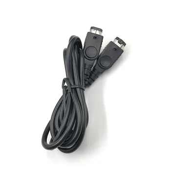

100pcs/lot 1.2M 2 Player for GBA GBASP Link Cable Cord For Nintendo GameBoy SP For GBA SP Link Cable Black Wholesale Fast Ship
