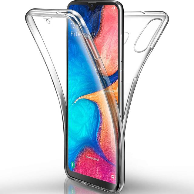 Double Silicone Case For Sasmung Galaxy A10 A20 A30 A40 A50 A70 M20 A50s S8 S9 Plus Note 10 9 S8 S7 edge S10e S10 Cover full