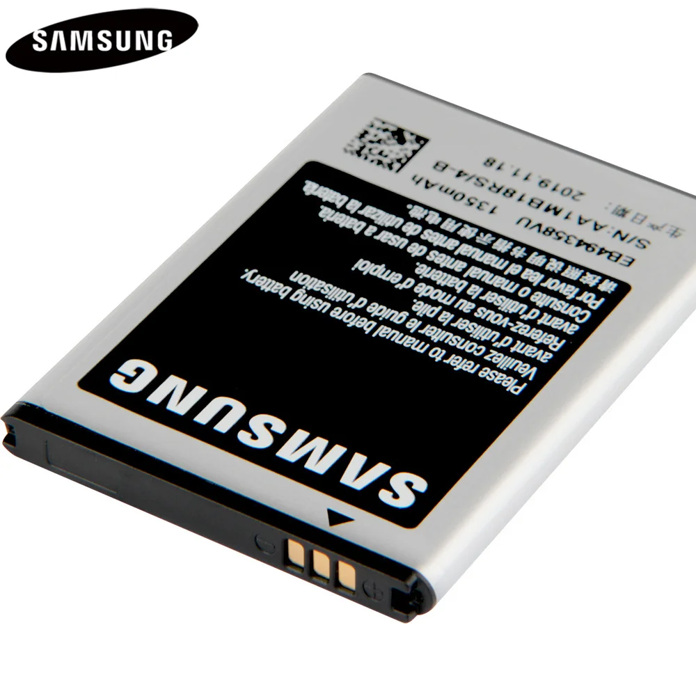 Оригинальный оригинальный аккумулятор EB494358VU для Samsung Galaxy Ace S5830 S5660 S7250D S5670 i569 gt s5839i