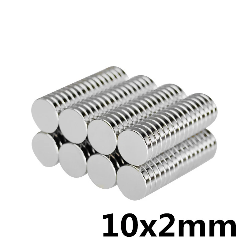 

50Pcs Mini Small N35 Magnet 10x2mm Neodymium Magnet Permanent NdFeB Super Strong Powerful Magnets 10*2mm