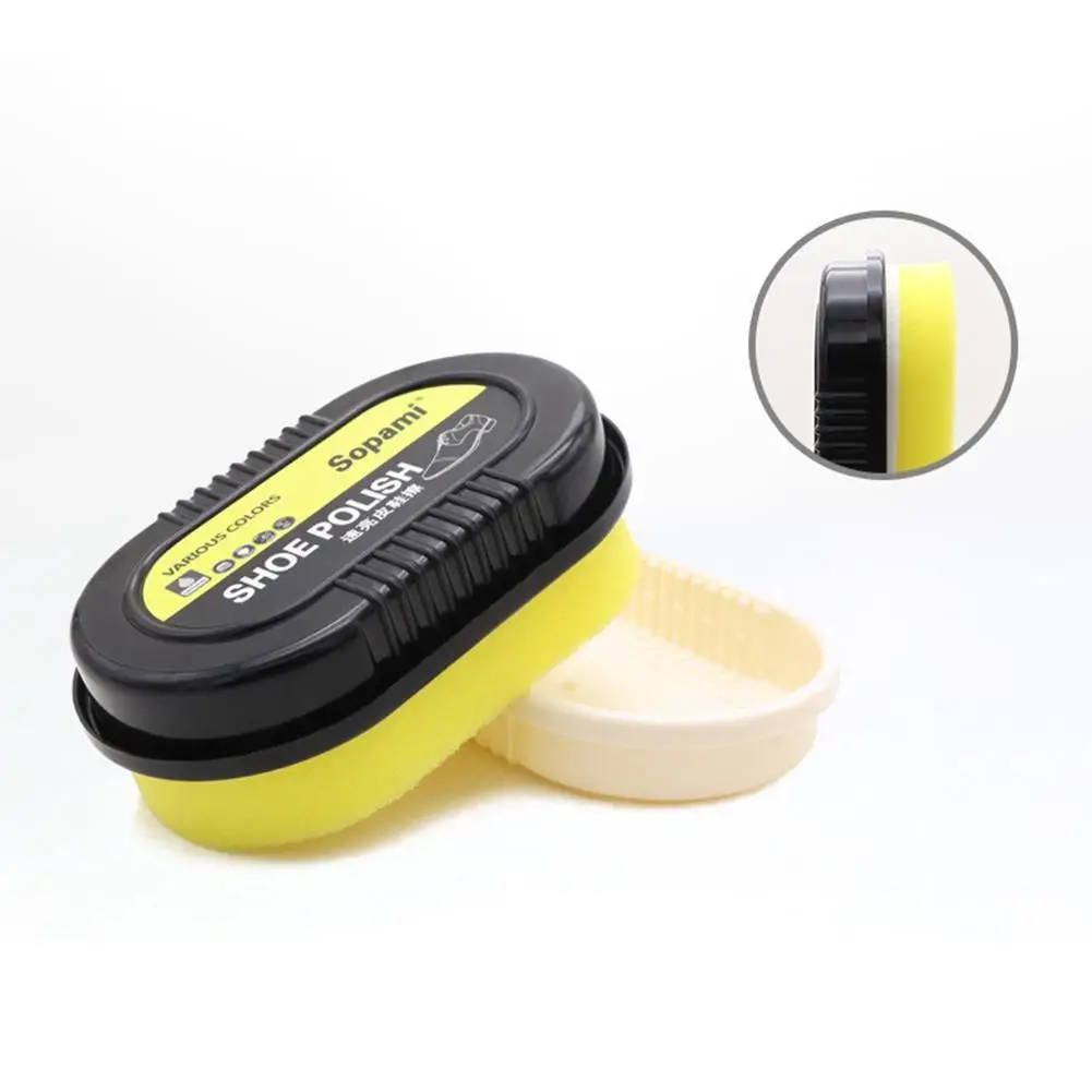Многофункциональный двухсторонний обувной воск губка обувная лак Чистящая