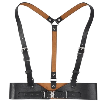 

Women Punk Harajuku Garter Body Girdle Belt Sling Strap Thin Belt Body Restraint Cage Carving Line