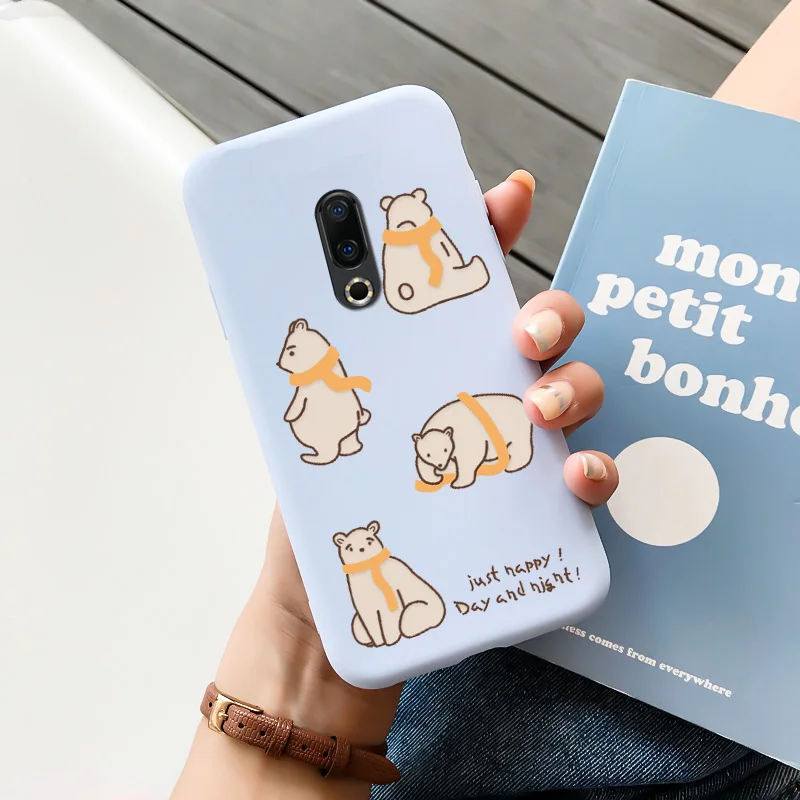 cases for meizu belt TPU Shell Black Soft For Meizu 16 Case Personality Tide Shell For Meizu 16 Plus Case Cartoon Cute Trend Shell For Meizu 16 Case meizu phone case with stones craft Cases For Meizu