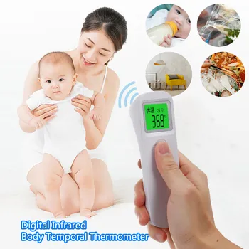

Baby Kids LCD Digital Non-contact IR Infrared Thermometer Forehead Body Temperature Meter Instruments Fever IR Thermometer