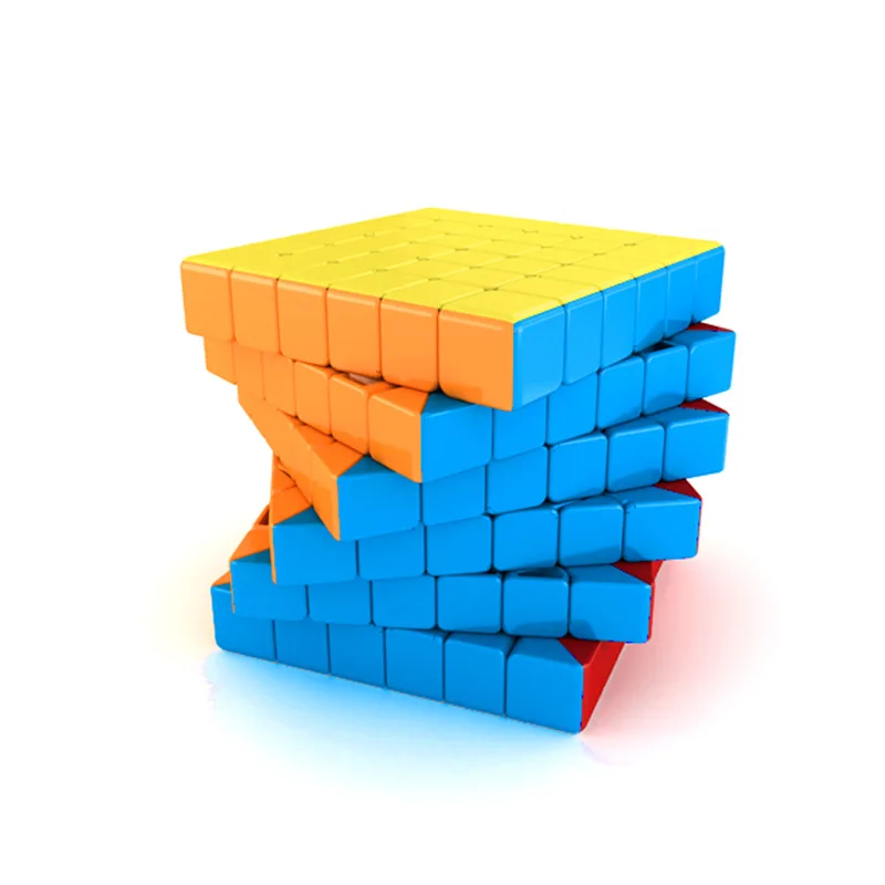 MOYU Yuhu Meilong 2x2/oneplus 3/OnePlus x 3 4x4 5*5*5 6x6 7x7 8x8 9x9 10x10 11x11 12x12 магический куб-мегаминкс Скорость головоломка куб игрушки подарок cubo magico - Цвет: 6x6