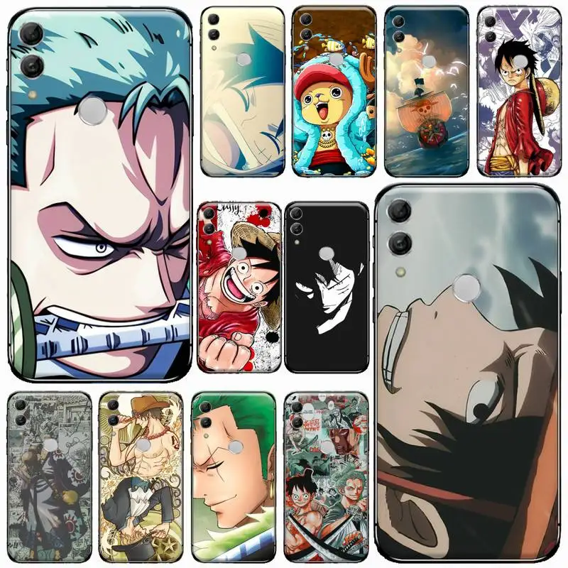 

One Piece anime Phone Case For Huawei Y5 Y6 II Y7 Y9 PRIME 2018 2019 NOVA3E P20 PRO P10 Honor 10