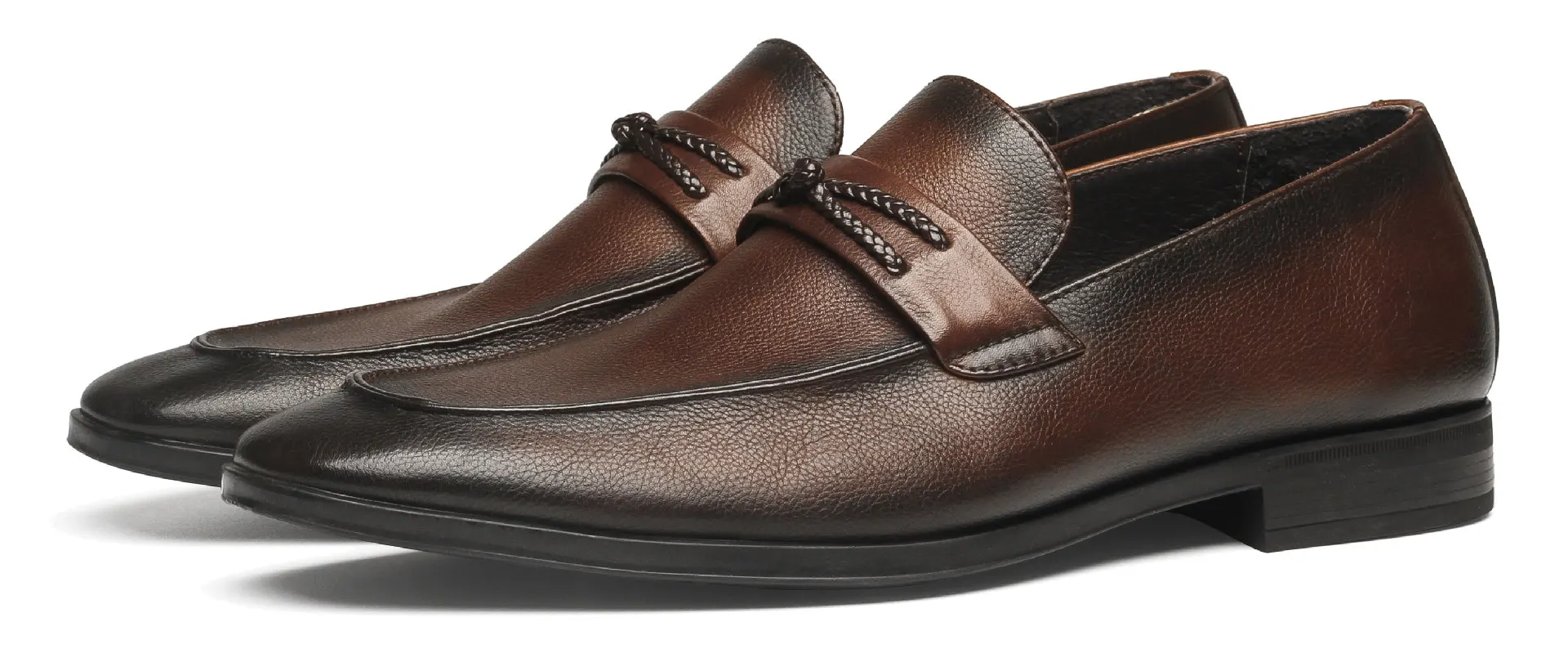 

Fashion Men Shoes Business Formal Wear Leather Shoes Men's Oxfords Pointed Toe Leather Shoes Genuine Leather Wedding Shoes