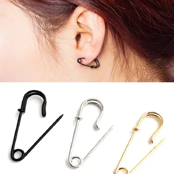 

2020 Brincos Aretes Zinc Alloy Figure Han Edition Personality Contracted Design New Small Pin Earring Fresh Earrings Wholesale