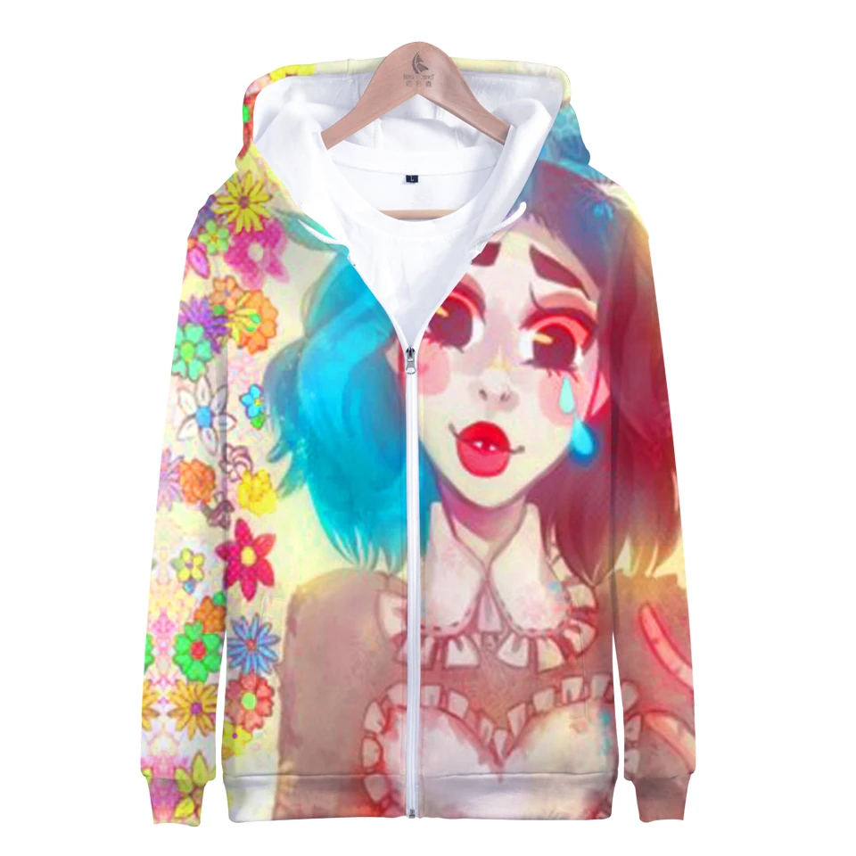  cry baby melanie martinez women hoodies zipper 2019 Hot Polyester Fashion Hoodies Sweatshirt Casual