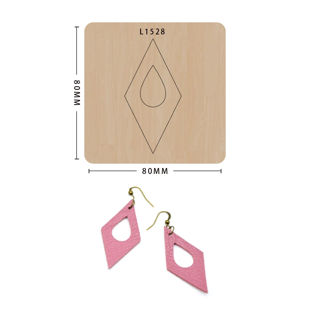 

Metal cutting dies new clear stamps and dies for card making Earrings decoration Shaped hollow Suitable for big shot machines